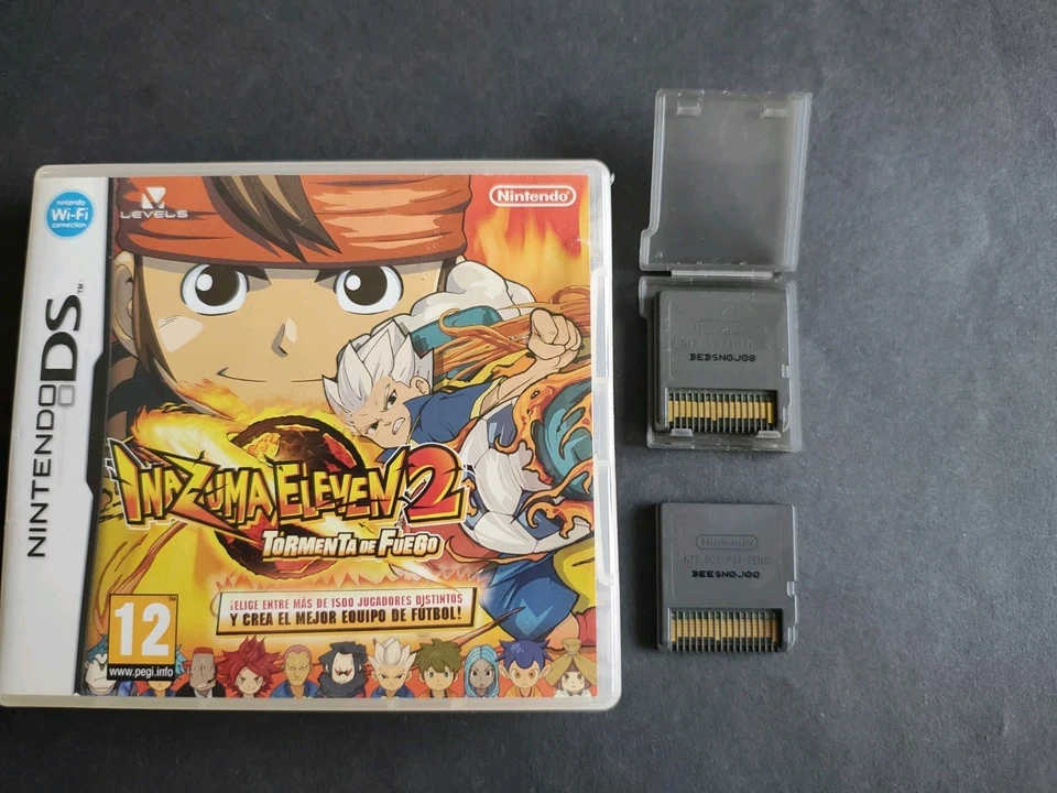 VIDEOJUEGO INAZUMA ELEVEN 2 TORMENTA DE FUEGO + VENTISCA ETERNA ESP LEER DESCRI - Imagen 2 de 4