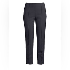 ESCADA Tuska Navy Blue Slim Fit Tailored cropped Trousers size 8 German 38