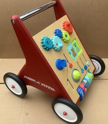 Radio Flyer Classic  Push and Play Walker 611 Toddler activity  RARE