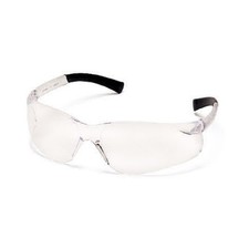 Pyramex S2510S Ztek Scratch Resistant Clear Lens Safety Glasses w/ Clear Temples