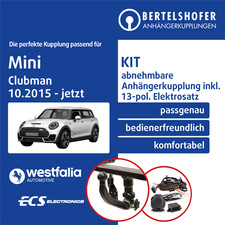 Für MINI Clubman Typ F54 10.2015-jetzt AHK abn. +13pol spez. E-Satz TOP