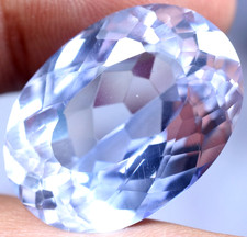 Natural 34.46 Ct Namibia Jeremejevite Flawless Certified Loose Gemstone