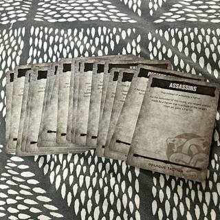 Games Workshop Warhammer Necromunda House Delaque Tactics Cards 2018