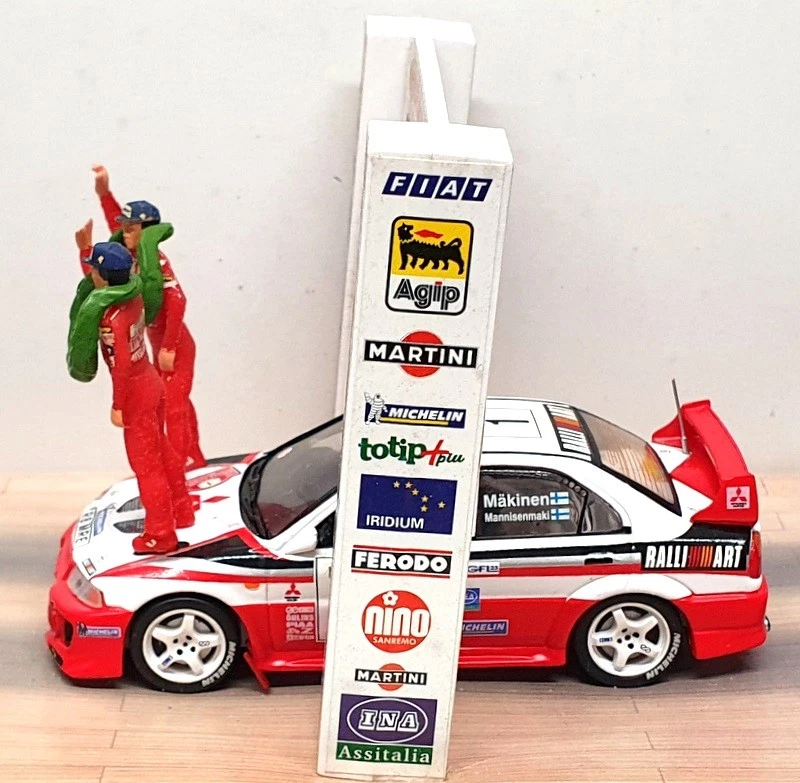 Patín escala 1/43 SKW99001 - Mitsubishi Lancer Evo. Inodoro V Makinen/Mannisenmaki 98 Foto 3 de 4