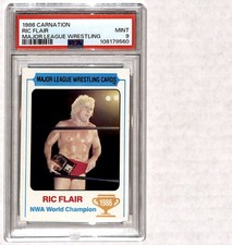 1986 Carnation Major League Wrestling Ric Flair PSA 9