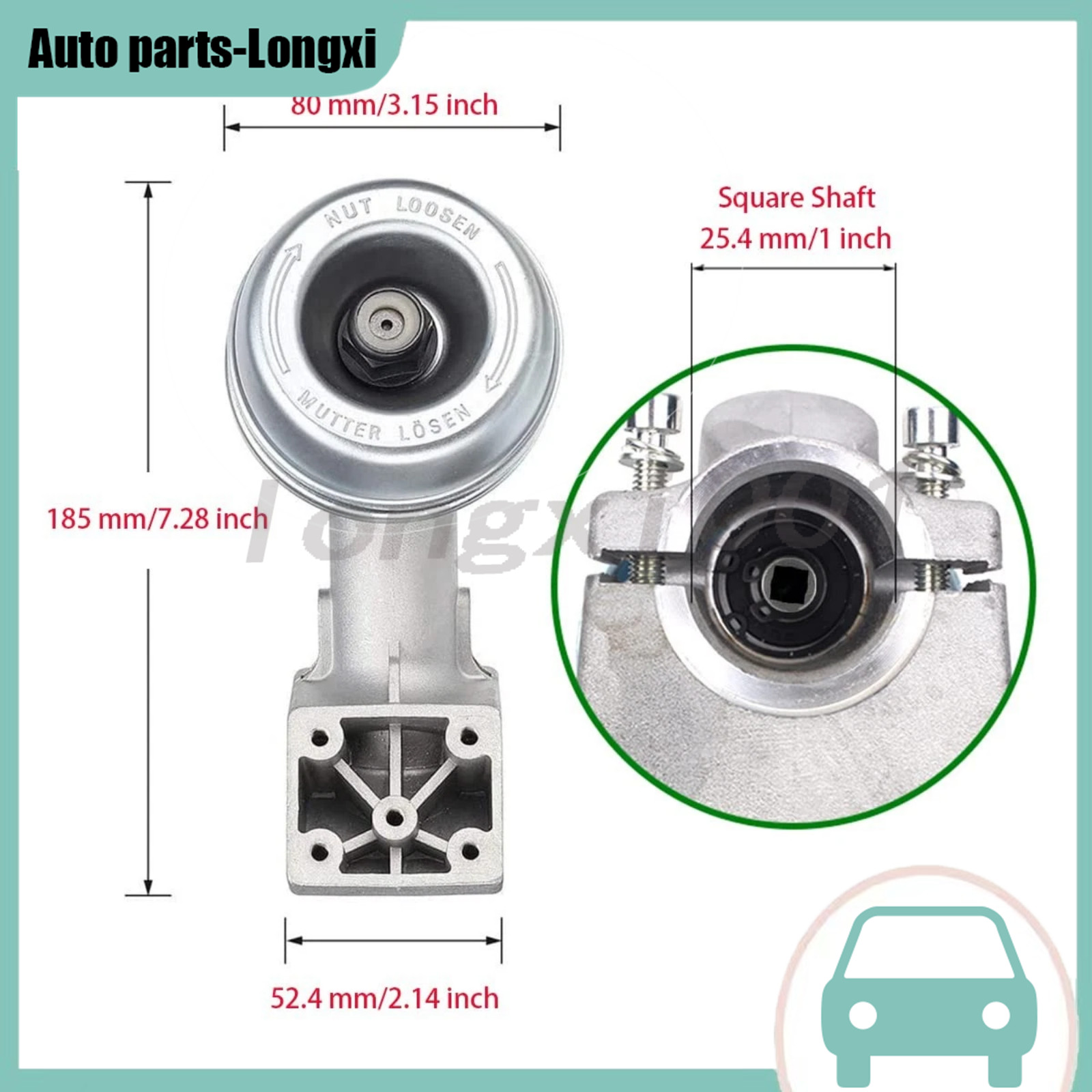 New for STIHL Trimmer GEAR CASE HEAD GEARBOX FS FS-R 130 131 111 110 41806400114