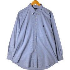 Used Ralph Lauren CLASSIC FIT long-sleeve button-down shirt men's size XL a...