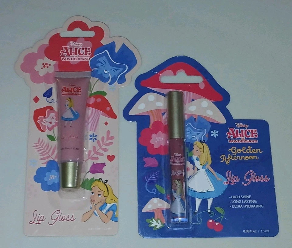 爱丽丝梦游仙境唇彩两件套 • 迪士尼化妆套装 • 全新未拆封 — 第 3/4 张图片