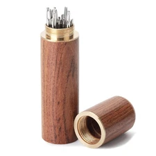 25Pcs Large Eye Needles Stitching Needle Hand Sewing Embroidery Needle With Case