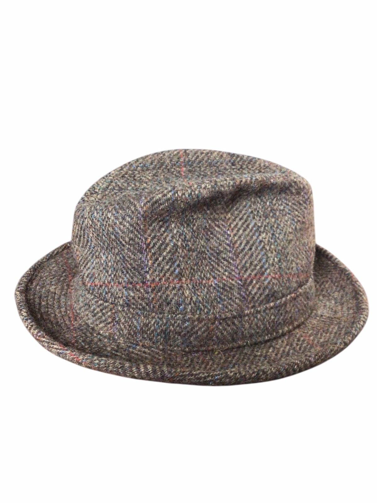 Pendleton Houndstooth Tweed Wool Fedora Mens Hat … - image 3