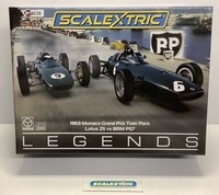 SCALEXTRIC C4580A 1963 MONACO GRAND PRIX TWIN PACK (EMPTY BOX & CRYSTAL) MINT*