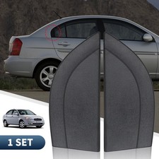 2x Rear Door Window Delta Molding Pillar Panel Trim For 2006-2010 Hyundai Accent