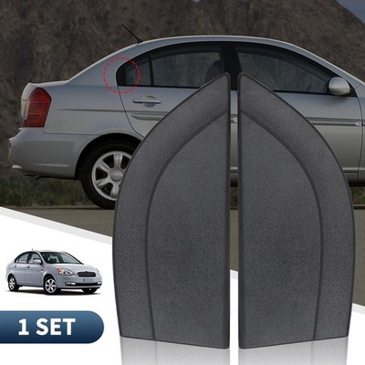 2X Rear Door Window Delta Molding Pillar Panel Trim For 2006-2010 Hyundai Accent