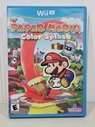 Paper Mario Color Splash  Nintendo Wii U, 2016 Tested Working Good