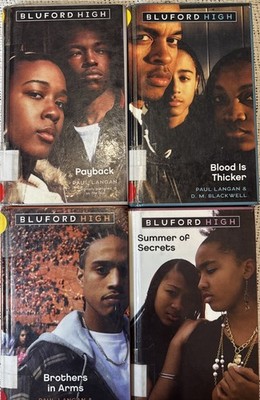 African American Fiction Bluford Series Accelerated Readers Lot 4 YA Teen Books