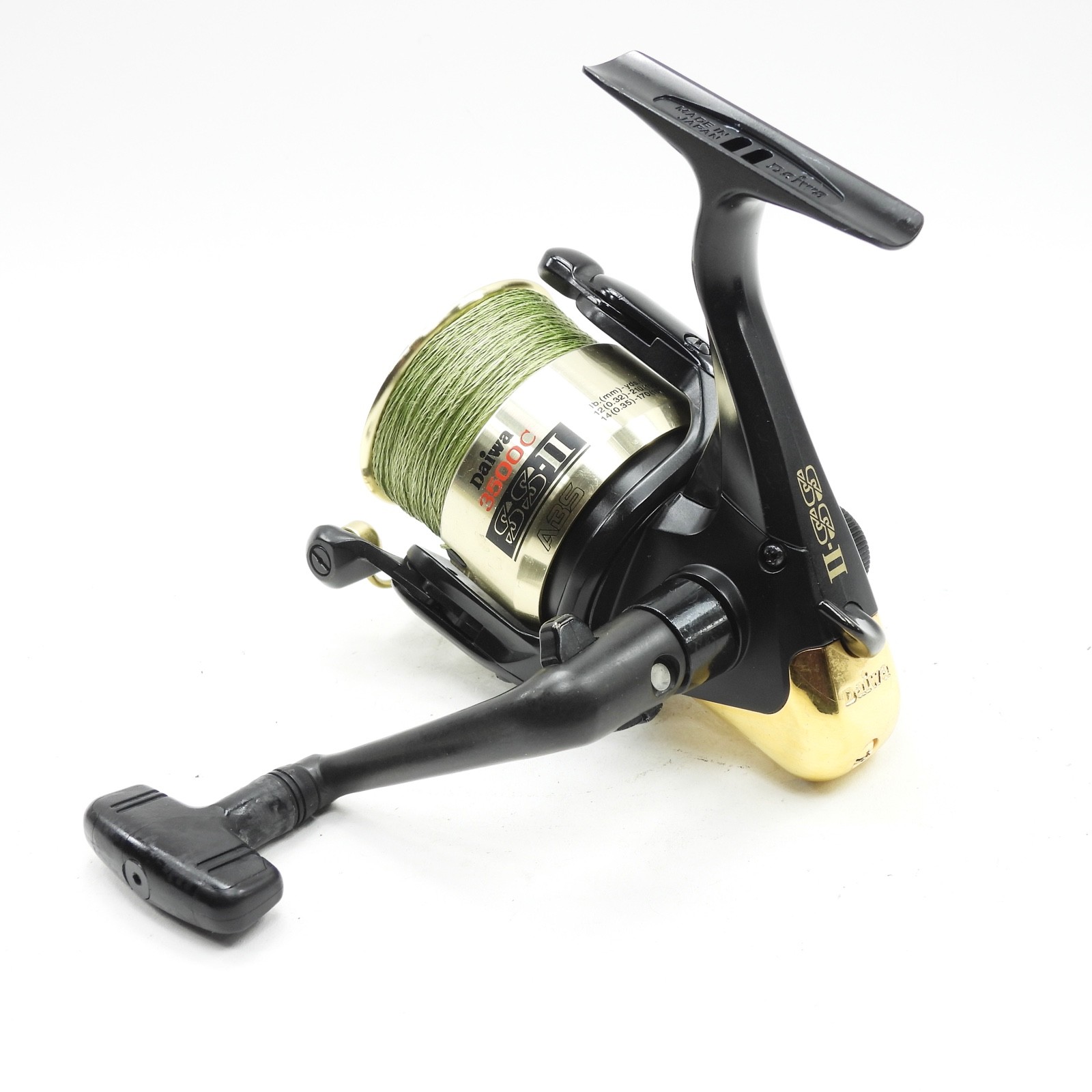 Daiwa SS-II 3500C Fishing Reel. Made in Japan.