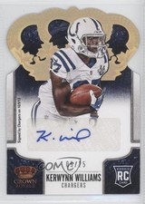 2013 Crown Royale Gold Holo Die-Cut Signatures 9/25 Kerwynn Williams Auto t8i