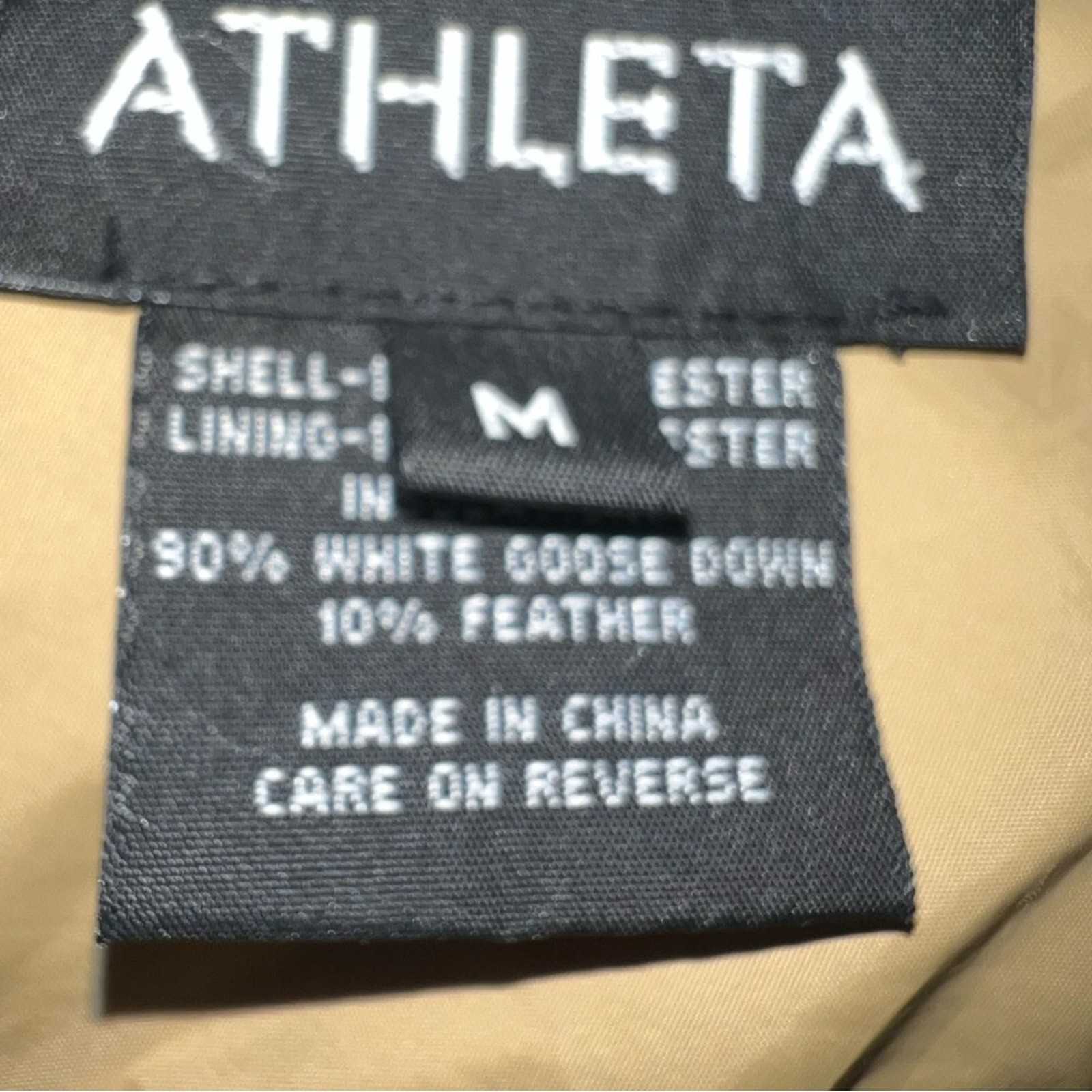 Athleta Goose Down Winter Jacket Women’s Medium - image 9