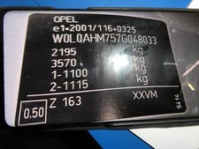 Capot Opel ZAFIRA