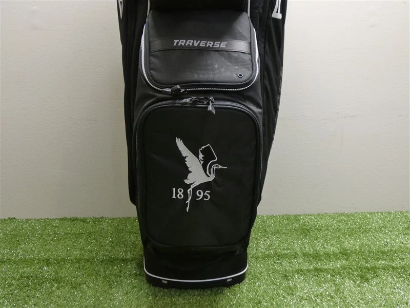 Ping Traverse 男式 14 路手推车包 C.C. logo 黑色/白色 全新 — 第 4/4 张图片