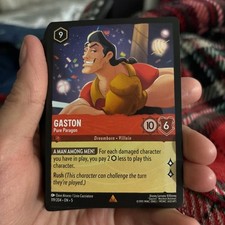 Gaston - Pure Paragon 119/204 Rare Shimmering Skies Lorcana Disney English Card