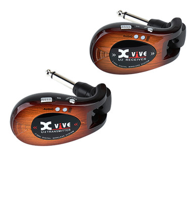 Xvive U2 Guitar Wireless System, 2.4 GHz, 3-Tone Sunburst