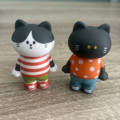 2 x Mini Figur Neko-San Good Day Katze Serie 1 Blindbox Fluffy House
