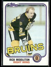 1981-82 Topps Rick Middleton #22 Boston Bruins