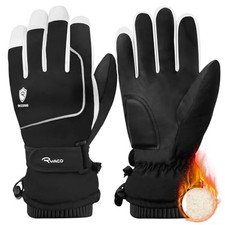 Ski Gloves Warm Windproof Waterproof Snow Gloves for Men Women, with Large