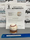 HENRY HANK AARON SIGNED AUTOGRAPHED RAWLINGS OML NL BASEBALL-BECKETT BAS LOA