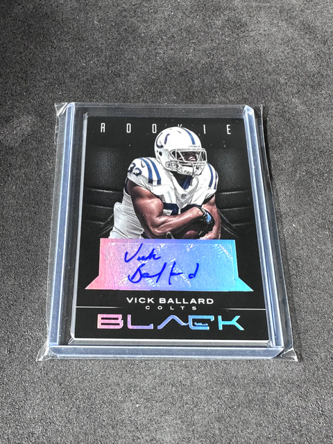 Vick Ballard 2012 Panini Black RC Auto Autograph 116/199