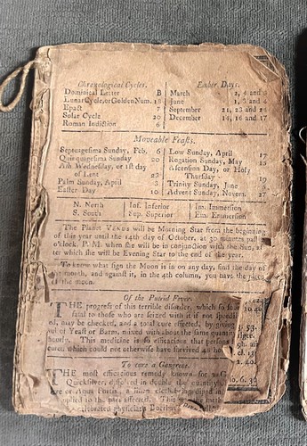1803 New York State Almanach, mit US-Regierungsbüros, Ephemeris, Porto - Bild 12 von 24