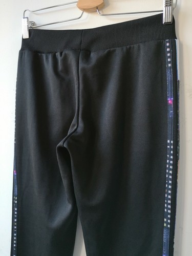 Adidas TRACKSUIT Bottoms UK8 US4 EU36 W28 L29 black casual joggers track pants - Picture 6 of 12