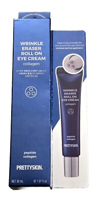 アイケア PRETTYSKIN 24K WRINKLE ERASER CREAM Amazon.com: PRETTYSKIN Roll On Eye Cream with Vitamin A and