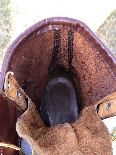 Vintage Red Wing Boots Size 7D Fits Like 8D Upgraded Wow! Made In ๐บ๐ธ - Picture 14 of 15