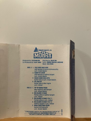 Mohra - Viju Shah - Sameer - Anand Bakshi Bollywood Soundtrack Indian Film 1994 - Picture 3 of 8