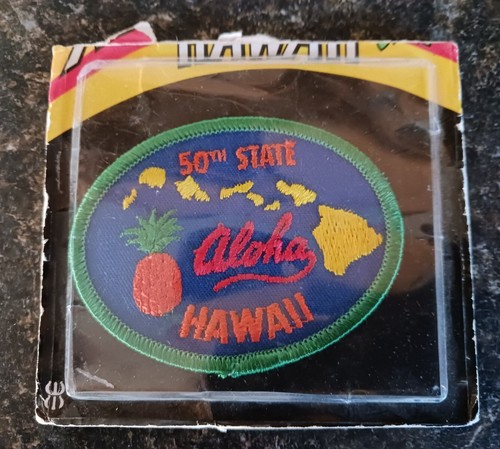 Vintage Aloha Hawaii The 50th State Patch 🍍 | eBay