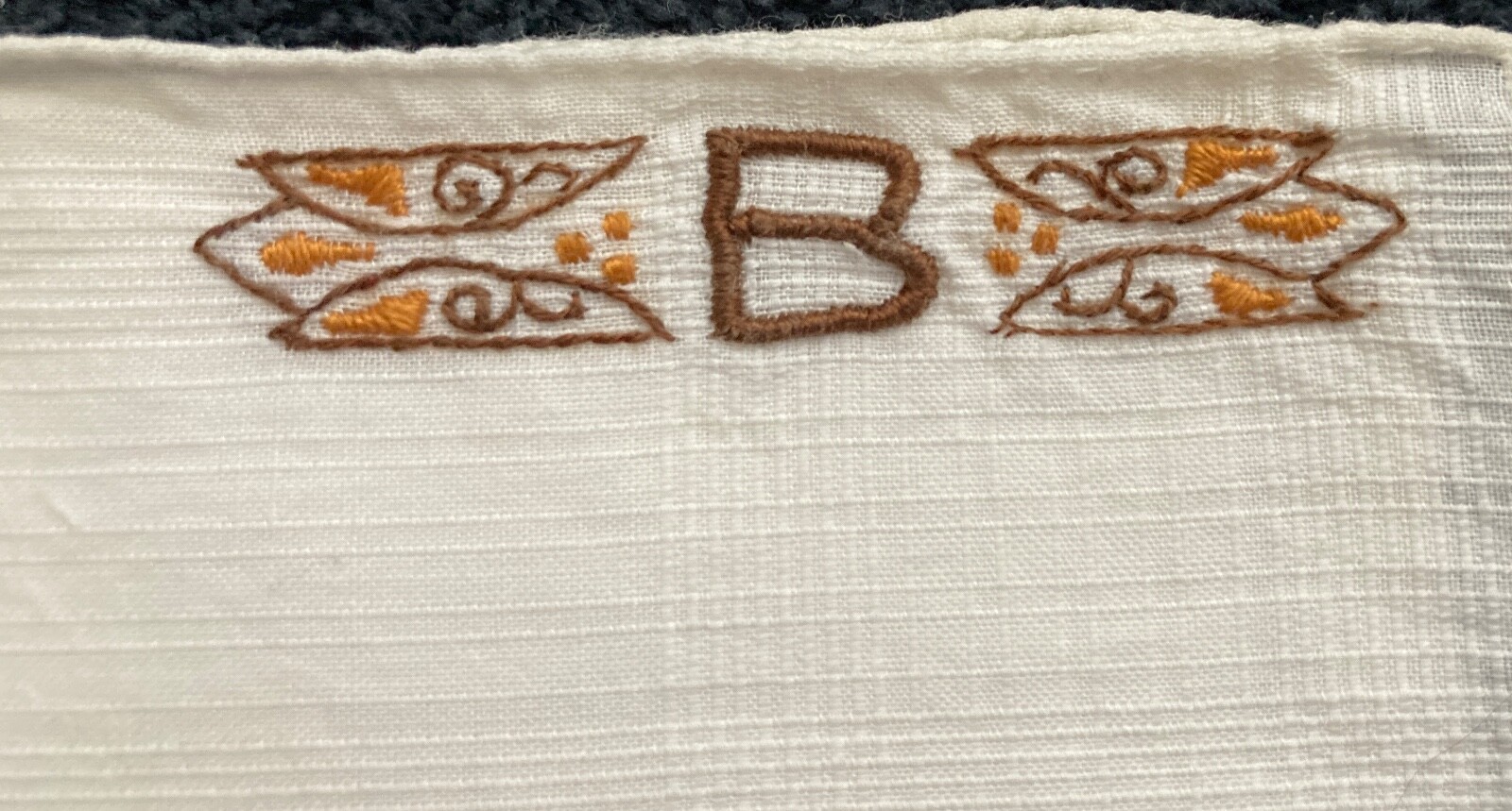 VINTAGE Monogram Initial B Premium Handkerchief M… - image 4