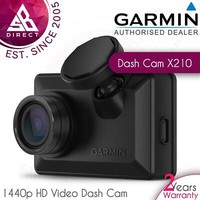 Garmin Dash Cam X210│1440p HD Car Dash Camera│140° Field View│Voice Control