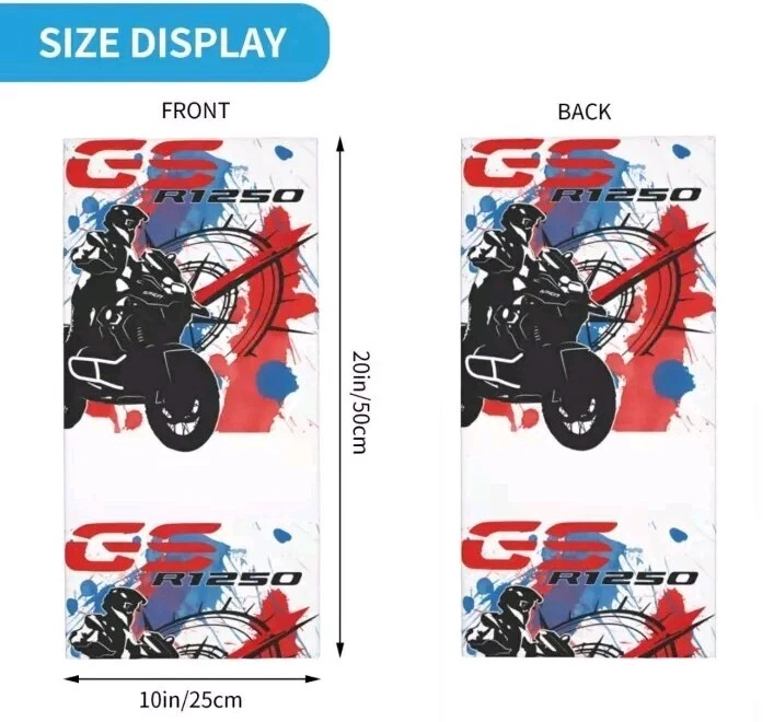 Scaldacollo Bandana Stampata BMW Gs - Immagine 3 di 4