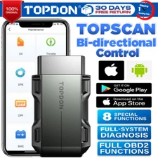 🔥NEW! TOPDON TopScan OBD2 Scanner Code Reader Full System Car Diagnostic Tool