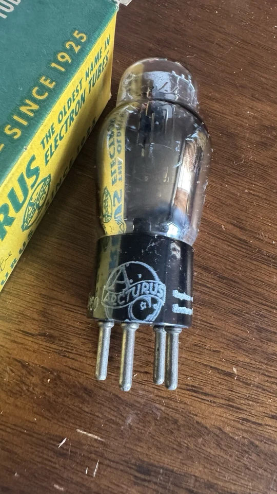 Arcturus 84 / 6Z4 ST BOTTLE GLOBE RECTIFIER Vacuum Tube - Image 2 of 4