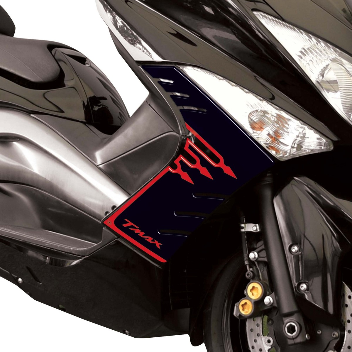 Labelbike 3D Tankdeckel-Aufkleber Für Yamaha TMAX 500 (2008-2011) – Harzbeschichtet, Kratzfest, Made In Italy