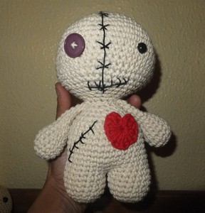 knitted voodoo doll