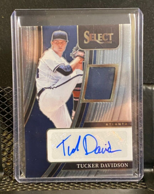 Tucker Davidson 2022 Select Signature Materials   #72/299 - Braves