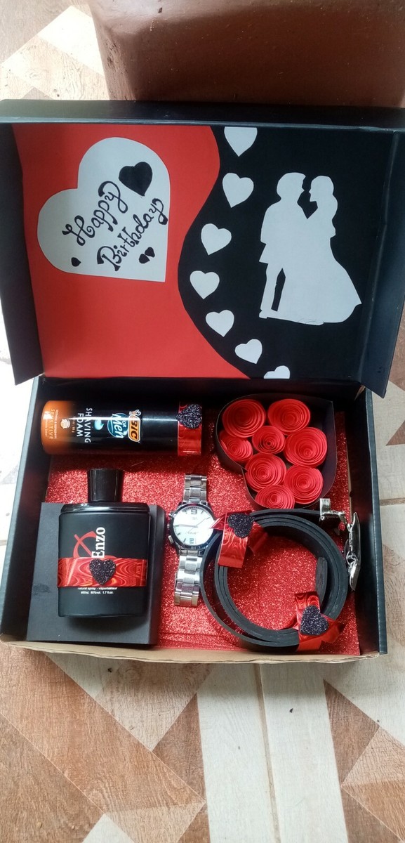 Birthday hamper gift box for him boyfriend husbund