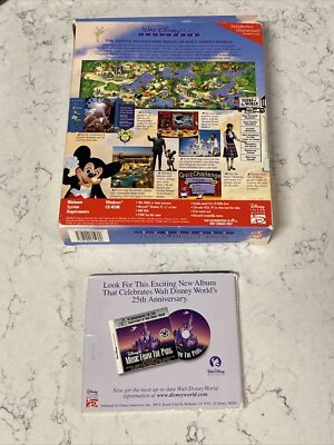 The Walt Disney World Explorer 1996 CD-ROM Windows 95 Interactive