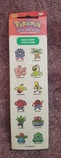 Vintage Pokemon Stickers 12 Count 1999 Grass Element Type Sandylion Nintendo.new
