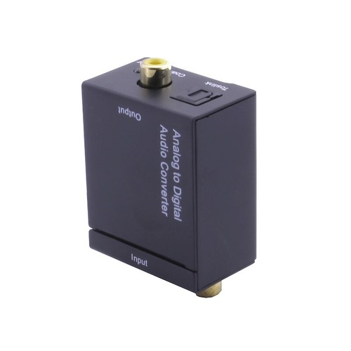 Analog RCA L/R to Digital Optical Coaxial Toslink Audio Converter Adapter - Picture 4 of 9