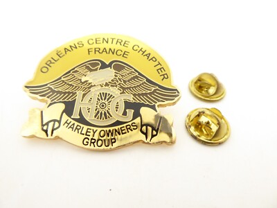 Anstecknadeln Pins Pin Badge HARLEY DAVIDSON HD HOG ORLEANS CENTRE CHAPTER FRANCE - OCCF
